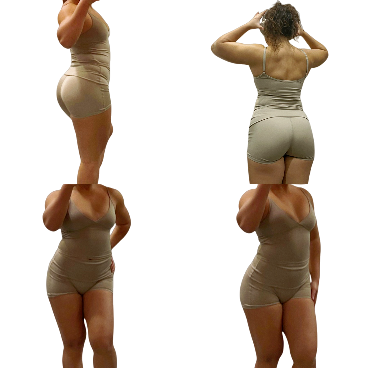 Second Skin - Camel Contour Tank Top