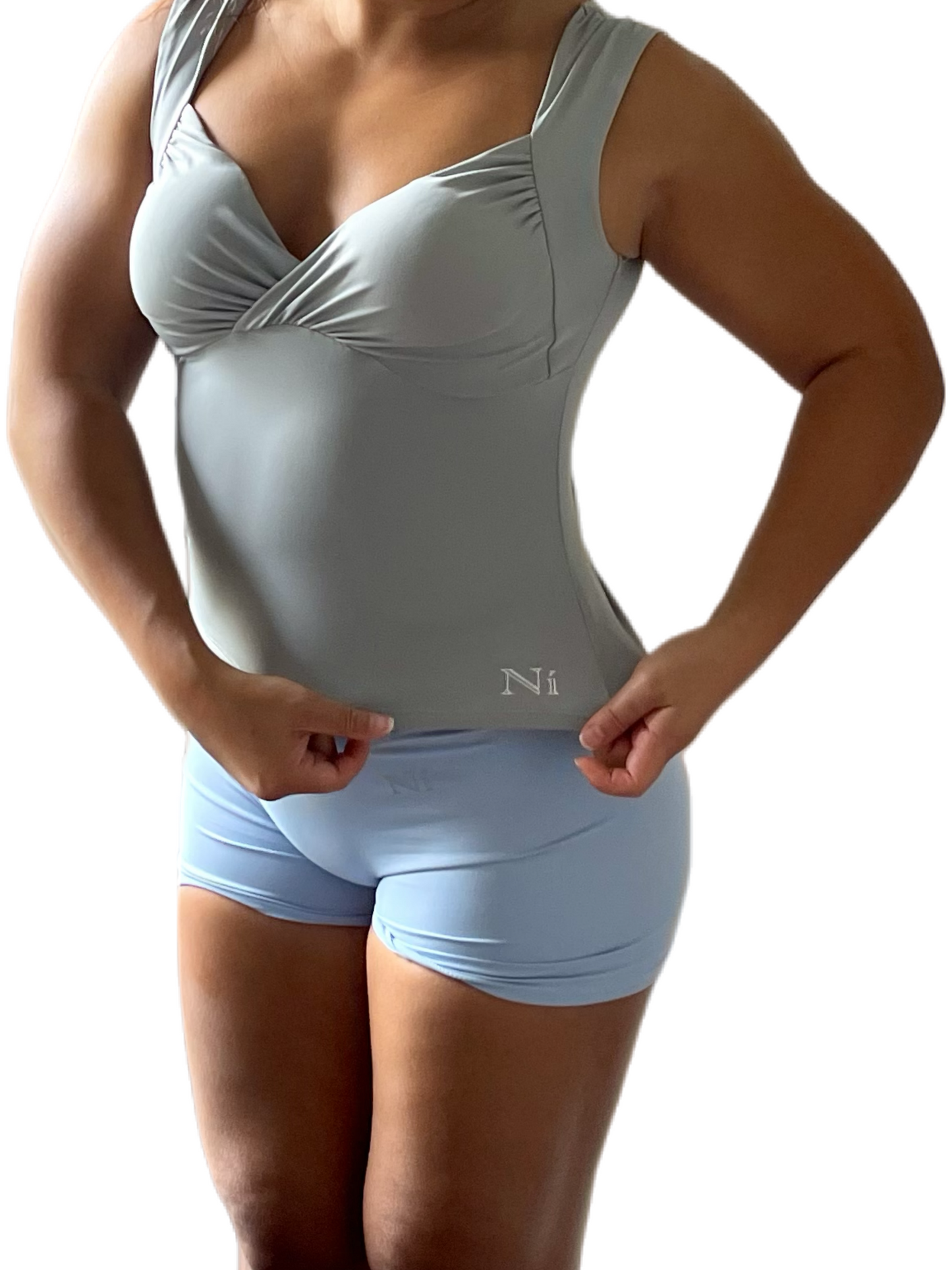 Fog Grey - Shape Tank Top