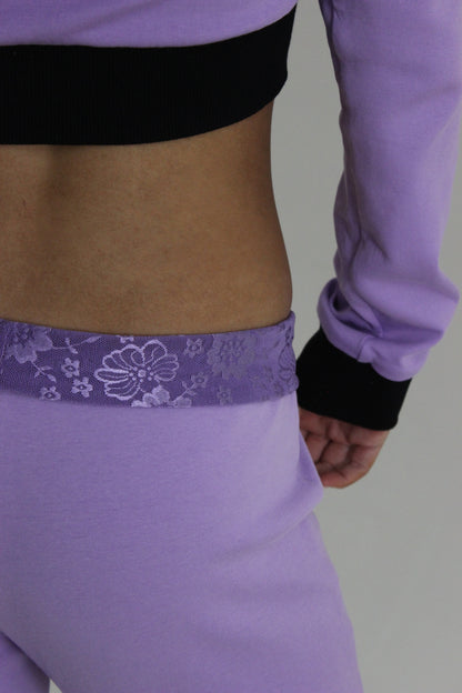 Lilas -  Low Rise Slinky Joggers