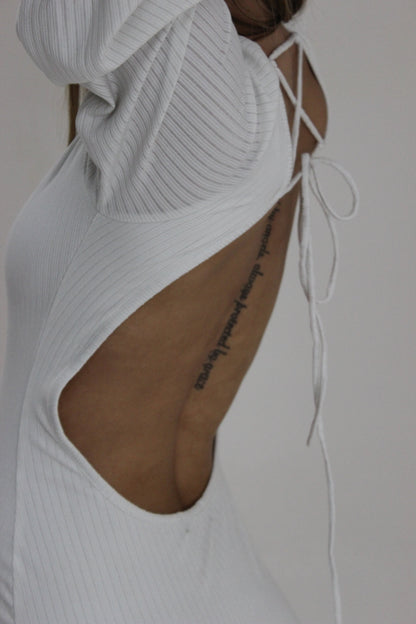 Aurora - Open Back Midi Dress