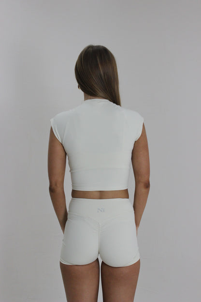 Whipped Serenity - Cream Fitted Tee