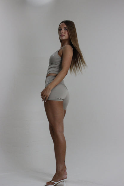 Second Skin - Camel Contour Tank Top