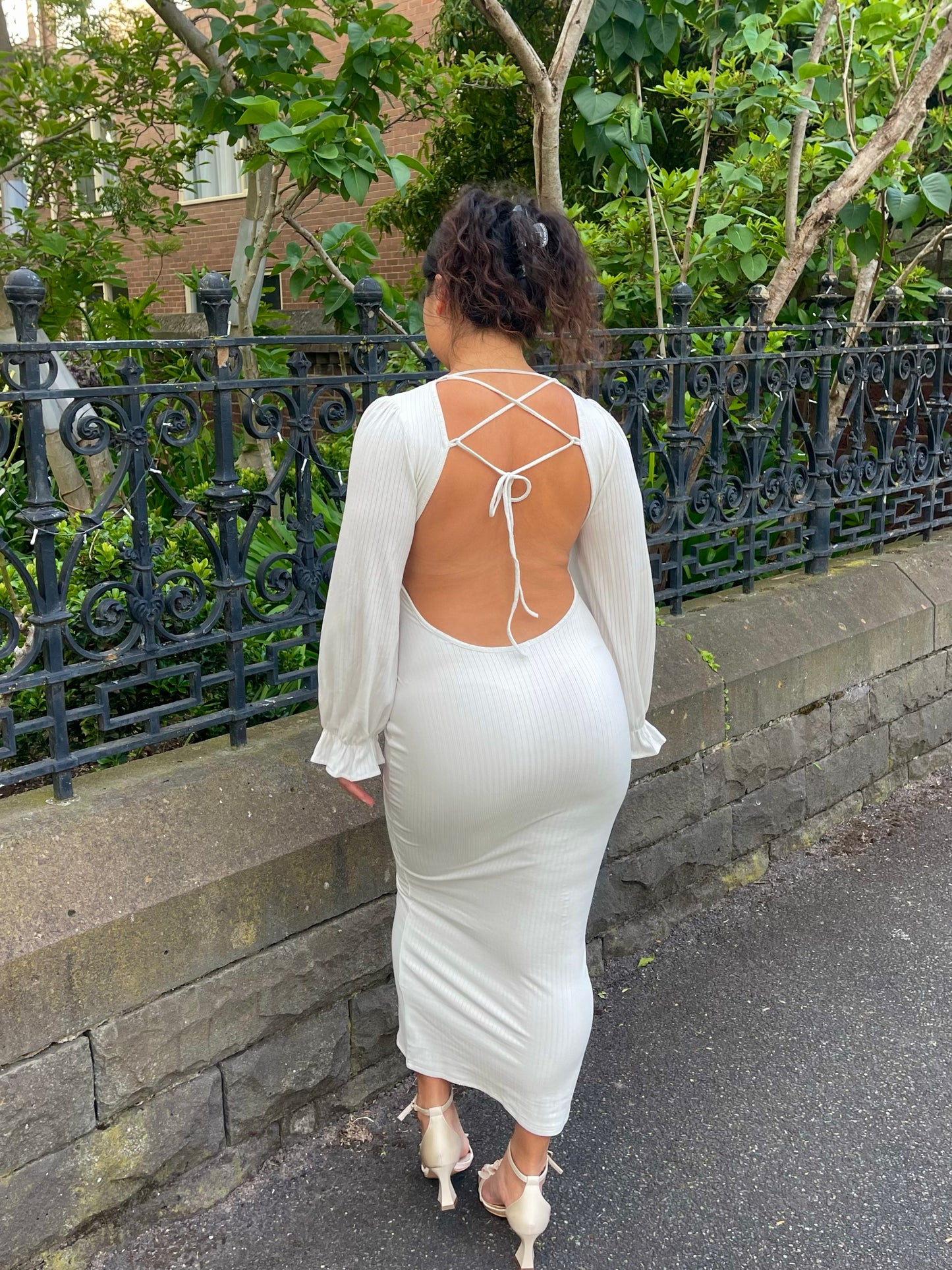 Aurora - Open Back Maxi Dress