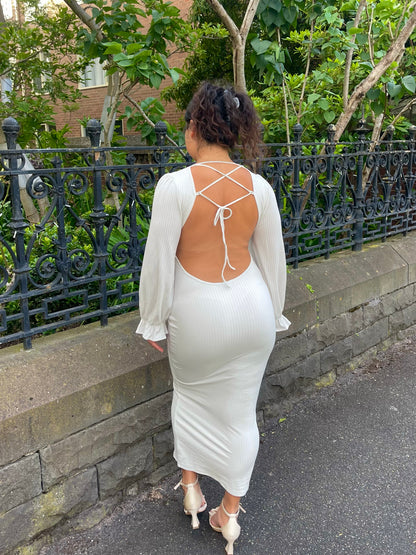Aurora - Open Back Midi Dress