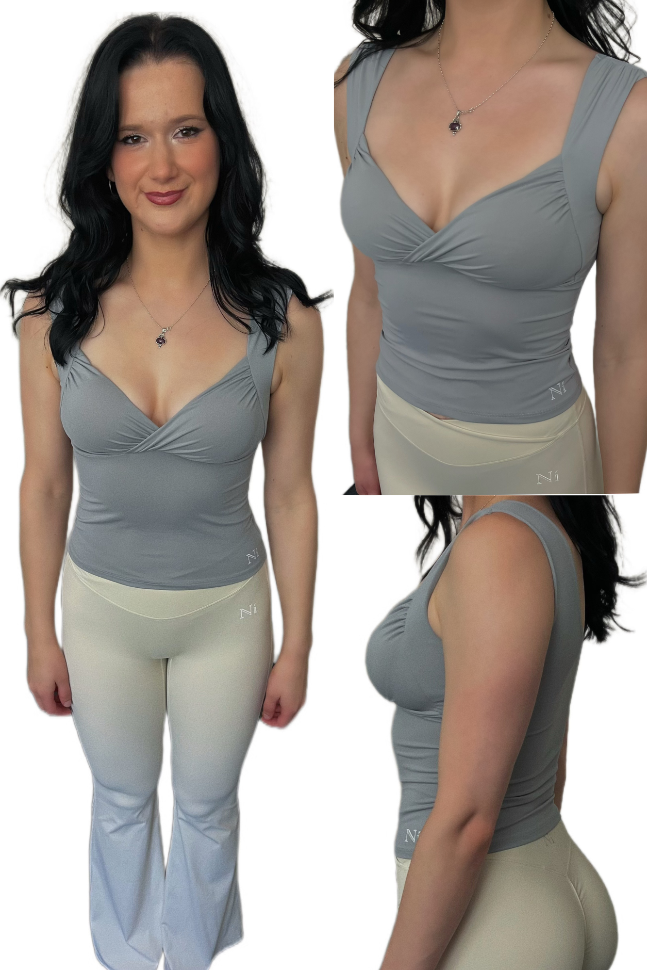 Fog Grey - Shape Tank Top