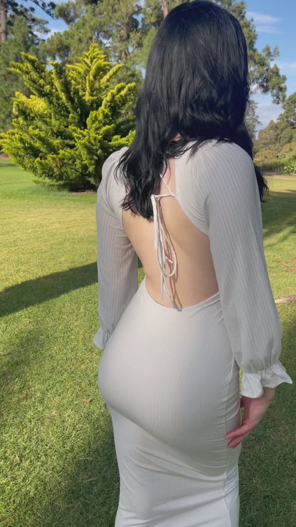 Aurora - Open Back Midi Dress