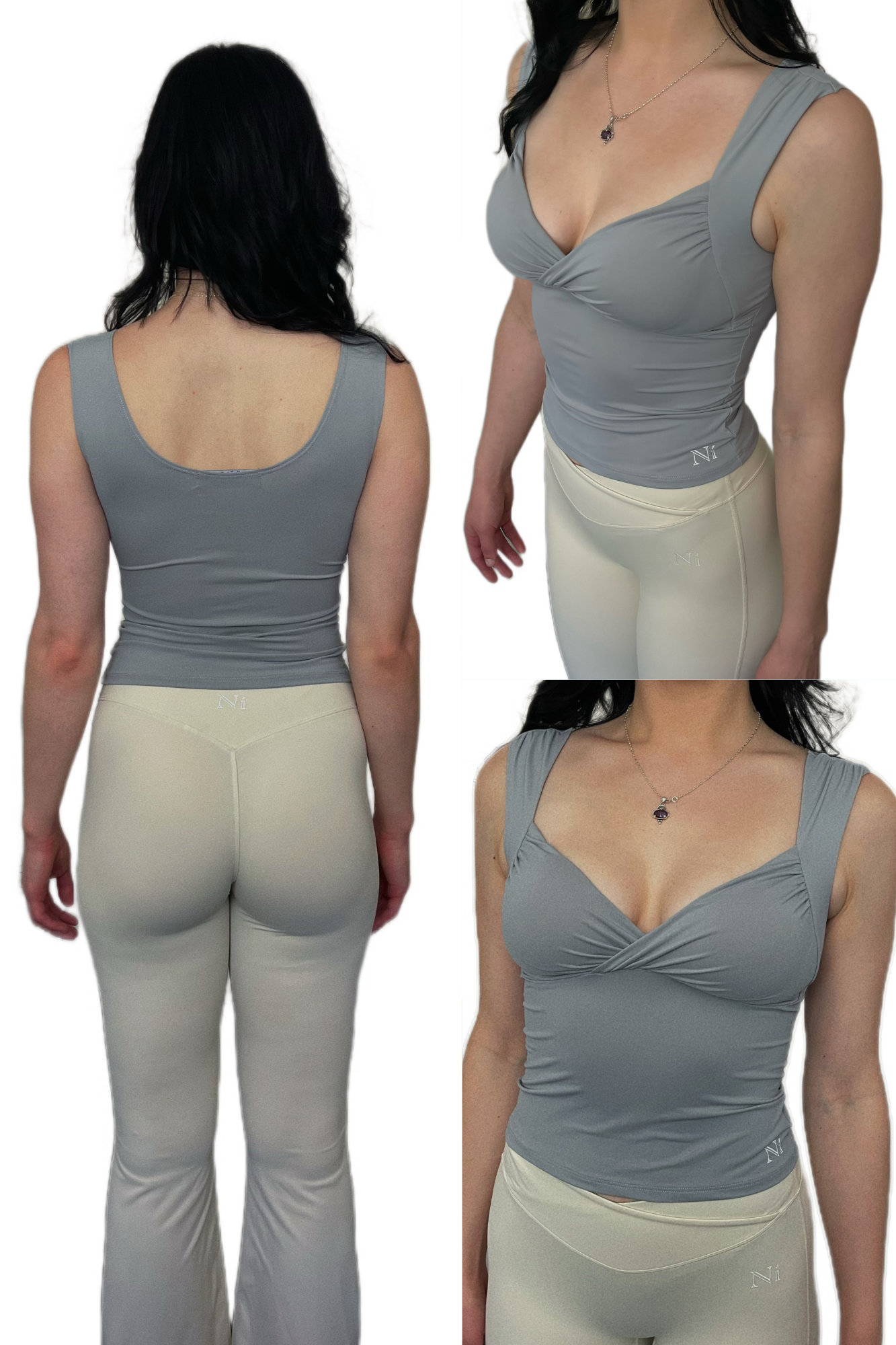 Fog Grey - Shape Tank Top